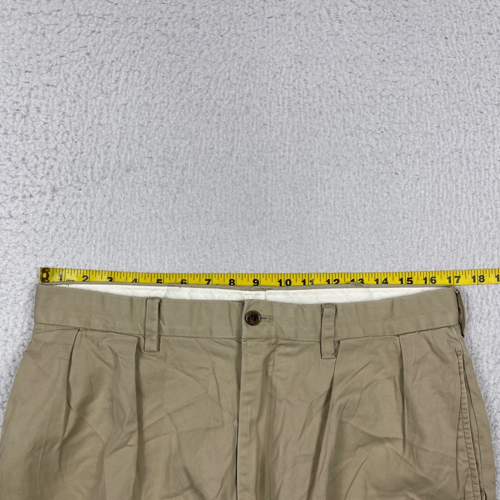 Polo Ralph Lauren Golf Shorts Mens 34 Khaki Pleated Fairway Cotton Preppy - Picture 3 of 11